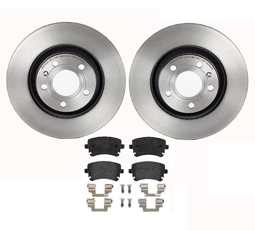 Brembo Brakes Kit - Pads and Rotors Rear (300mm) (Low-Met)